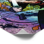 Poster Équipe de suicide | Graffiti de caractères Katana (Coin)