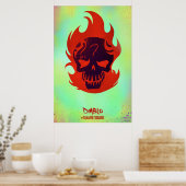 Poster Équipe de suicide | Icône Diablo Head (Cuisine)