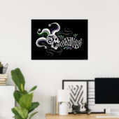 Poster Équipe de suicide | Joker Skull - Haha (Bureau à domicile)