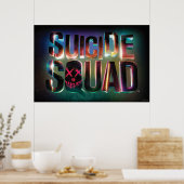 Poster Équipe de suicide | Logo couleur brillant (Cuisine)