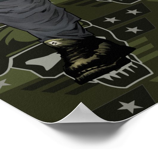 Poster Équipe de suicide | Rick Drapeau Bande dessinée Ar (Coin)