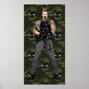 Poster Équipe de suicide   Rick Drapeau Bande dessinée Ar