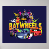 Poster Équipe de superhéros Batwheel™ (Devant)