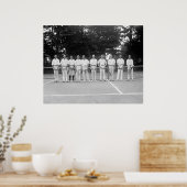Poster Équipe de tennis de l'Armée, années 1920 (Cuisine)
