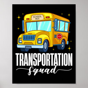 Poster Équipe de transport Première journée de rentrée sc