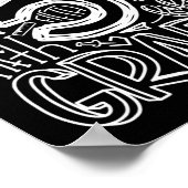 Poster Équipe de typographie 5e année Enseignant de cinqu (Coin)