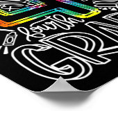 Poster Équipe de typographie de 4e année Quatrième année  (Coin)