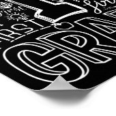 Poster Équipe de typographie élève enseignant 1re année (Coin)