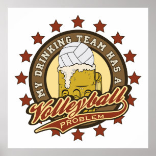 Poster Équipe de volley-ball