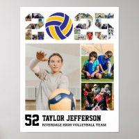 Équipe de volleyball senior 2025 Collage photo spo