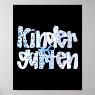 Poster Équipe d'enseignants de maternelle chic Arc Byck À