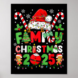 Poster Équipe des costumes de famille de Noël 2025 Père N