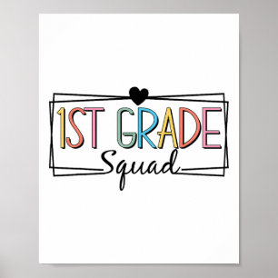 Poster Équipe des enseignants de première année Enfants d
