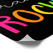 Poster Équipe des Rocks de 3e année Enseignant (Coin)