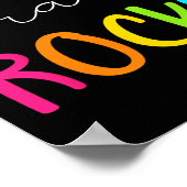 Poster Équipe des Rocks de 4e année Enseignant de 4e anné (Coin)