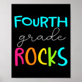 Poster Équipe des Rocks de 4e année Enseignant de 4e anné (Devant)