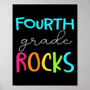 Poster Équipe des Rocks de 4e année Enseignant de 4e anné