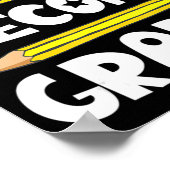 Poster Équipe Deuxième Année Amusement 2E Retour À L'Écol (Coin)