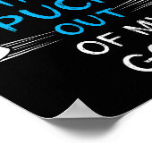 Poster Équipe d'hiver de hockey sur glace Jouer à la glac (Coin)