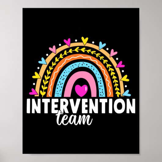 Poster Équipe d'intervention de réponse Mens enseignant é (Devant)