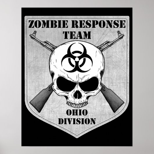 Poster Équipe d'intervention de Zombie : Division Ohio (Devant)