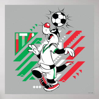 Poster Équipe d'Italie de football Graphique SYLVESTER™