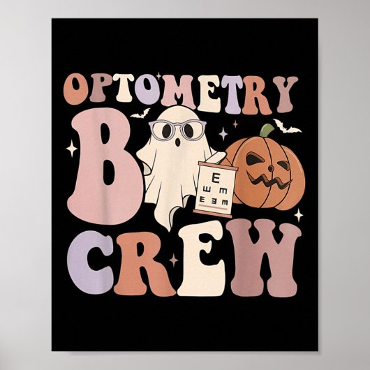 Poster Équipe d'optométrie Équipe d'optométrie Boo Hallow (Devant)
