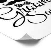 Poster Équipe du marié (Coin)