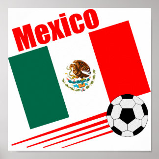 Poster Équipe du Mexique de football