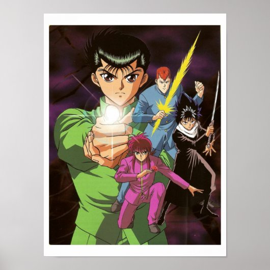 Poster Équipe d'Urameshi Yu Yu Hakusho (Devant)