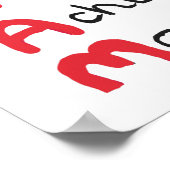 Poster ÉQUIPE - Ensemble, tout le monde atteint plus (Coin)
