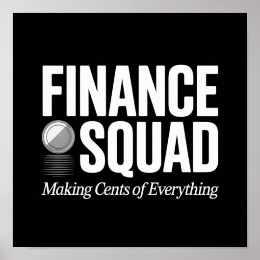 Poster Équipe Finance – Donner du sens aux chiffres (Devant)