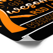 Poster Équipe guerrière RSDCRPS Orange Complex Douleur ré (Coin)