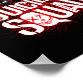 Poster Équipe Hommes Squad Splatter Noir Performance (Coin)