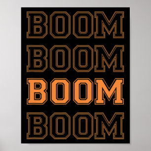 Poster Équipe India Bumrah Fan Chemise - Boom Boom Boom B