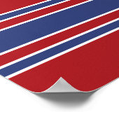 Poster Équipe Jersey avec nom et numéro personnalisés (Coin)