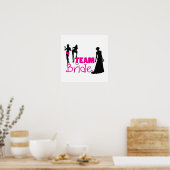 Poster Équipe Mariée - témoin de mariage (Cuisine)