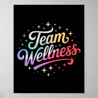 Poster Équipe motivée Bien-être P.e Gym Ninja Workout Pt