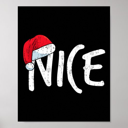 Poster Équipe Naughty Nice Funny Correspondant Couples de (Devant)