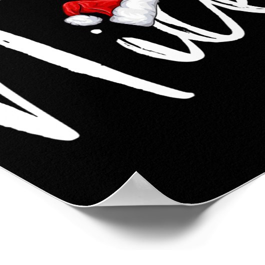 Poster Équipe Nice amusant Noël Famille Correspondant Pyj (Coin)