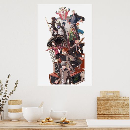 Poster équipe persona 4 (Cuisine)