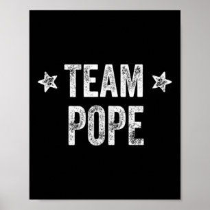 Poster Équipe Pope - Nom de famille _ Nom de famille d'un