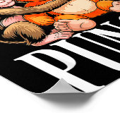 Poster Équipe punch - bébé singe mignon Équipe punch - bé (Coin)