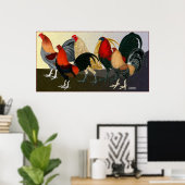 Poster Équipe Rooster Dream (Bureau à domicile)