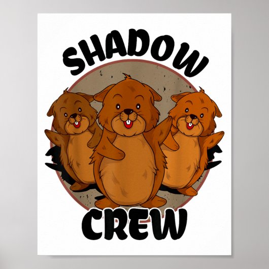 Poster Équipe Shadow Crew Groundhog Day 2024 (Devant)