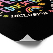 Poster Équipe spéciale d'éducation Rêve Équipe Professeur (Coin)