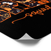 Poster Équipe spéciale Enseignant Halloween (Coin)