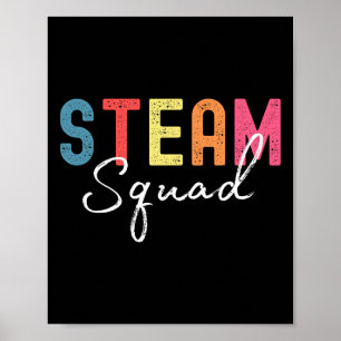 Poster Équipe Steam de retour à l'école, premier jour d'é