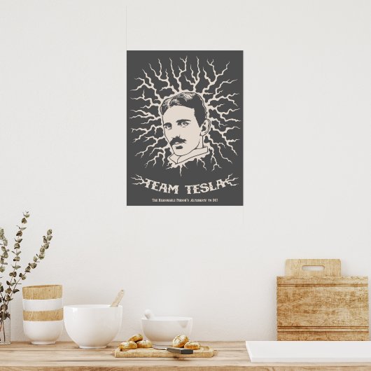Poster Équipe Tesla (Cuisine)