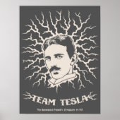 Poster Équipe Tesla (Devant)